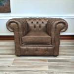 Vintage Leather Club Chair 